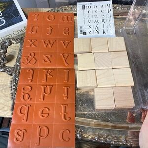 Stampin' Up! Schoolbook Serif Alphabet Stamp Set